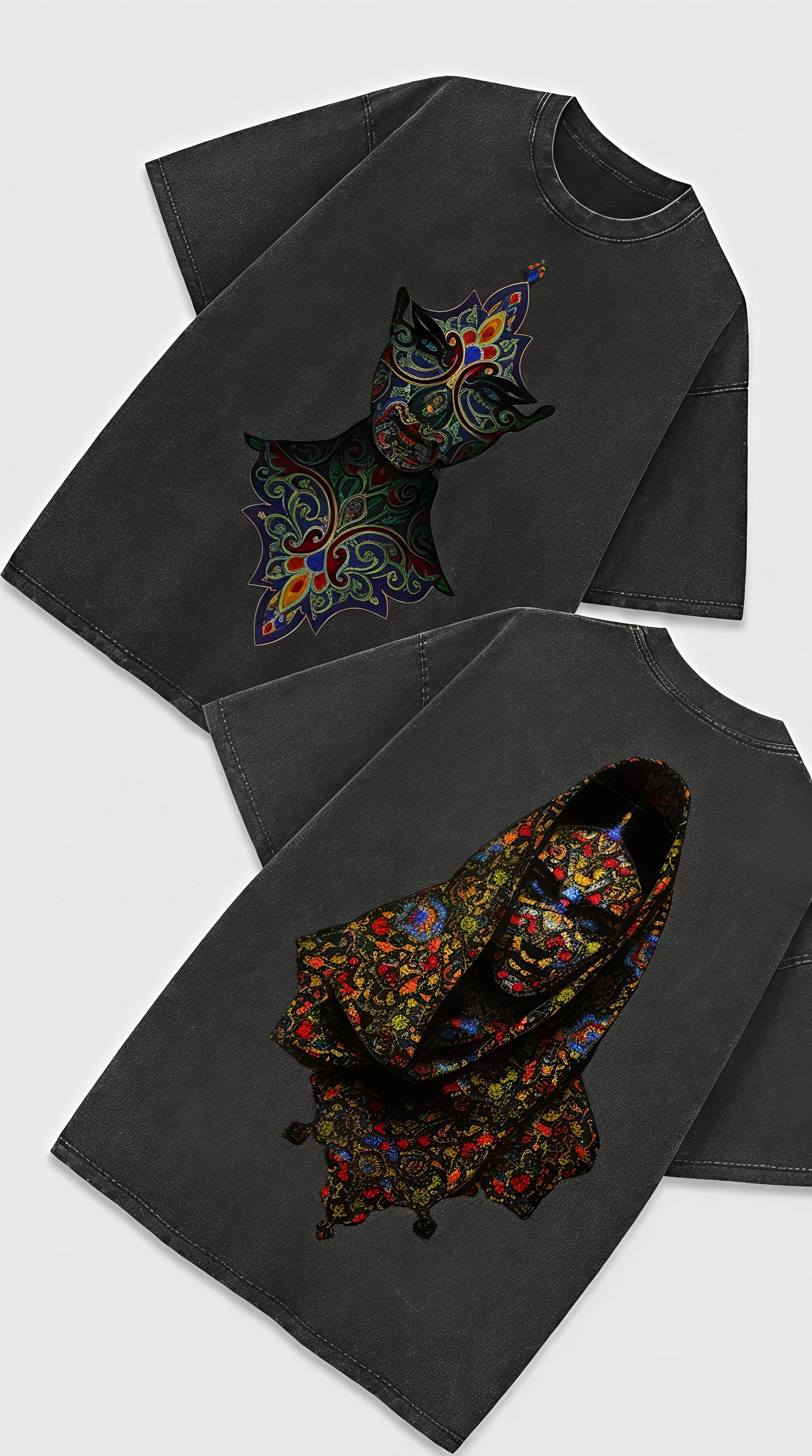 Ultra Tribe BHADRAKALI - French Terry Cotton T-shirt.