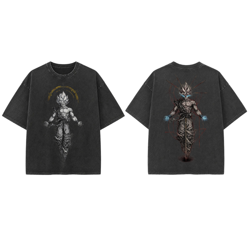 Dragon Ball Z Goku - French Terry Cotton T-shirt.