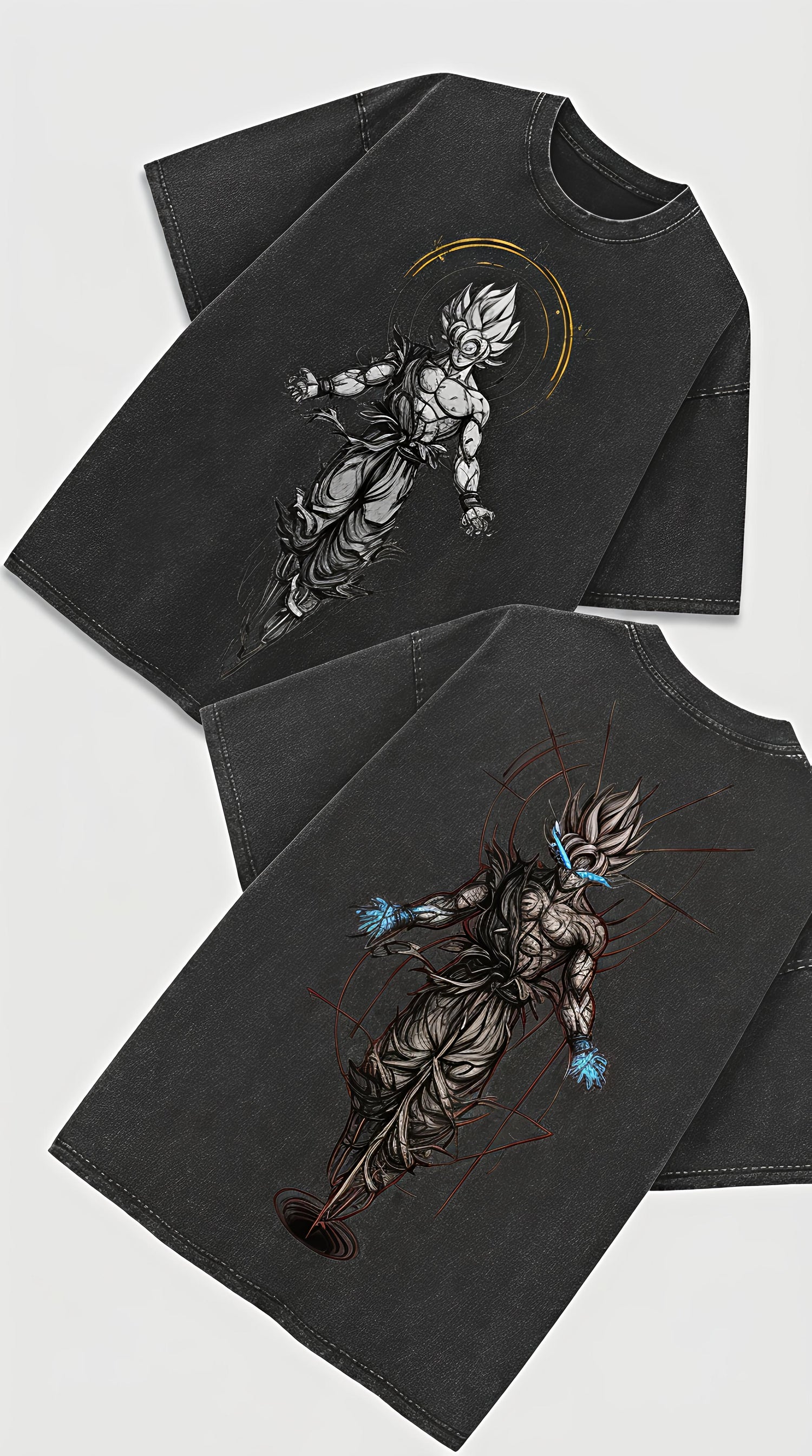 Dragon Ball Z Goku - French Terry Cotton T-shirt.
