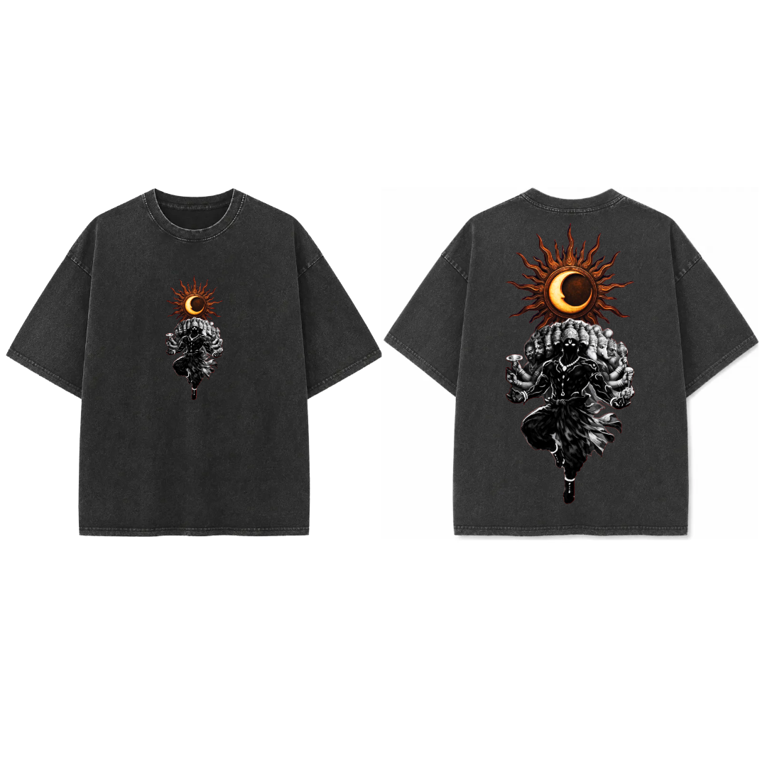 Mythological Figure - French Terry Cotton T-shirt.